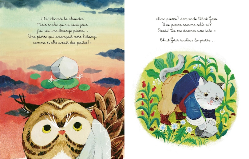 Sample content 4_Le chat, la chouette et le poisson frais