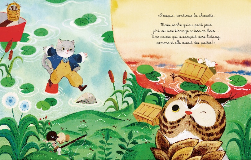Sample content 5_Le chat, la chouette et le poisson frais