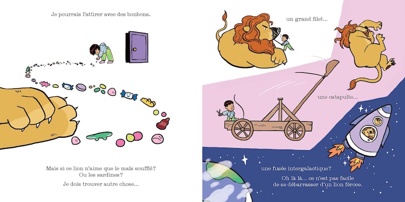 Sample content_Le lion dans le livre