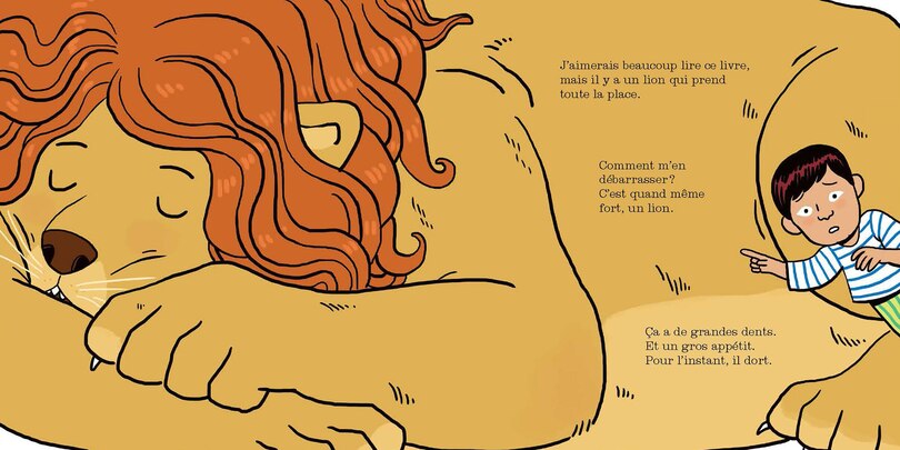 Sample content 2_Le lion dans le livre