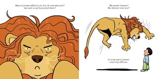 Sample content 4_Le lion dans le livre