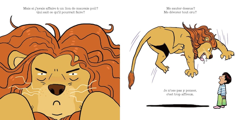 Sample content 4_Le lion dans le livre