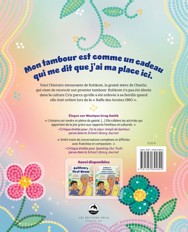 Couverture arri&egrave;re_Le premier tambour de Kohkom