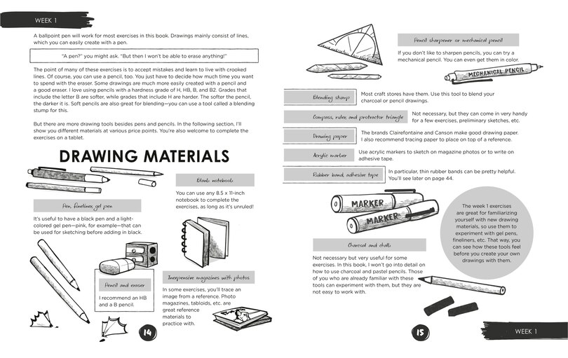 Aper&ccedil;u du contenu 4_Learn to Draw in 5 Weeks