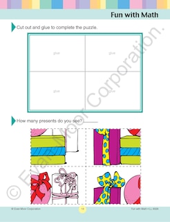 Sample content 3_Learning Line: Fun with Math, Kindergarten - Grade 1 Workbook