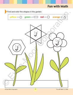 Sample content 4_Learning Line: Fun with Math, Kindergarten - Grade 1 Workbook