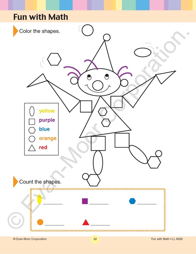 Sample content 5_Learning Line: Fun with Math, Kindergarten - Grade 1 Workbook