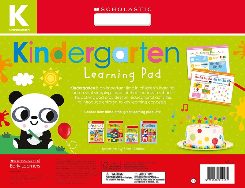 Back cover_Learning Pad Kindergarten Learning Pad