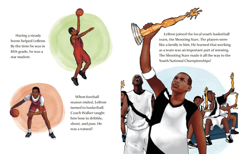 Aperçu du contenu_LeBron James: A Little Golden Book Biography