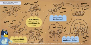 Aper&ccedil;u du contenu_LEGO Bluey Flat Pack Library Edition