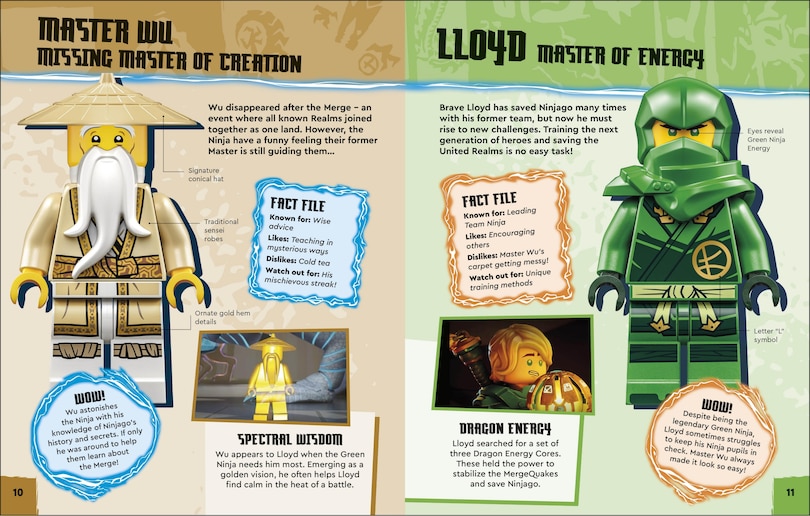 Sample content 2_LEGO Ninjago Dragons Rising Character Guide (Library Edition)