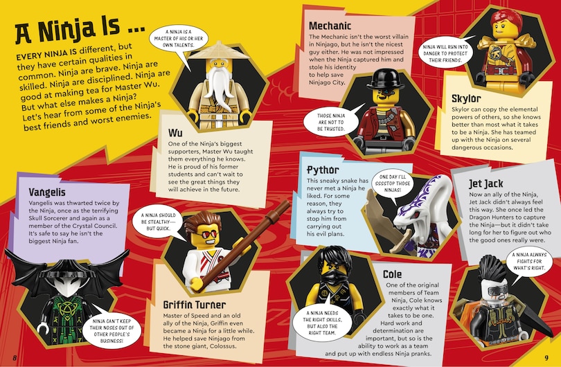 Sample content_LEGO Ninjago Secret World of the Ninja New Edition