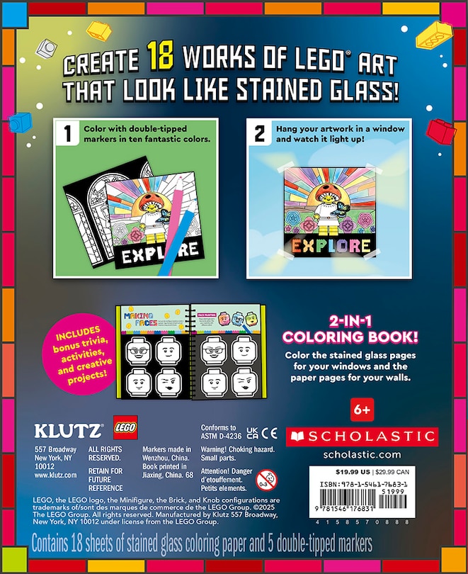 Back cover_LEGO Stained Glass Art
