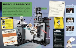 Aper&ccedil;u du contenu_LEGO Star Wars Luke Skywalker's Galactic Adventures (Library Edition)