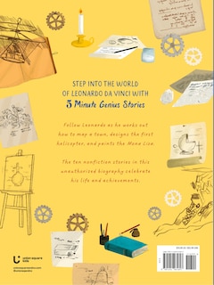 Back cover_Leonardo da Vinci: 5-Minute Genius Stories