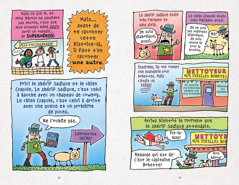 Aper&ccedil;u du contenu 2_Les aventures de B&eacute;b&eacute; Super-couche