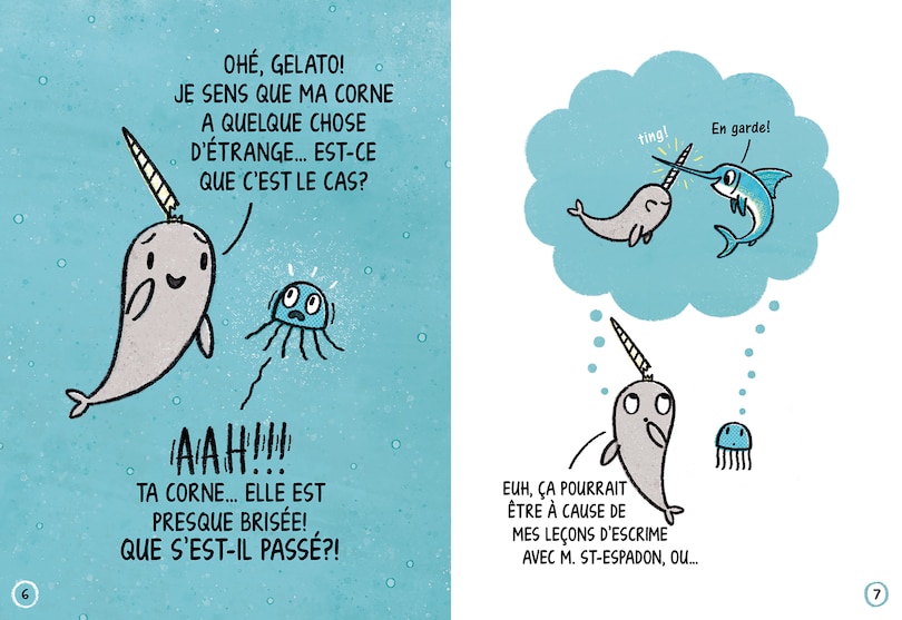 Aperçu du contenu_Les aventures de Narval et Gelato : N° 9 - La corne sucrée de Narval