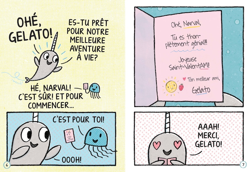 Sample content 3_Les aventures de Narval et Gelato : N&deg; 10 - Joyeuse Narvalentin!