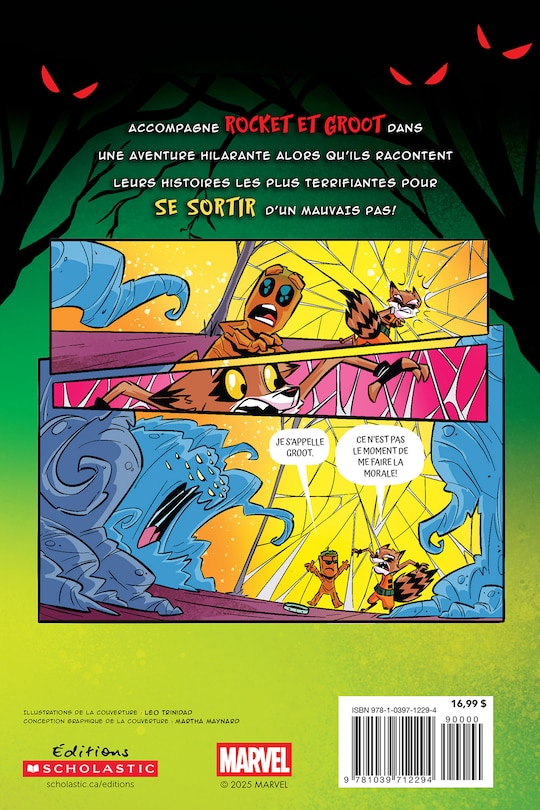 Back cover_Les aventures de Rocket et Groot : N˚ 2 - Histoires d’horreur