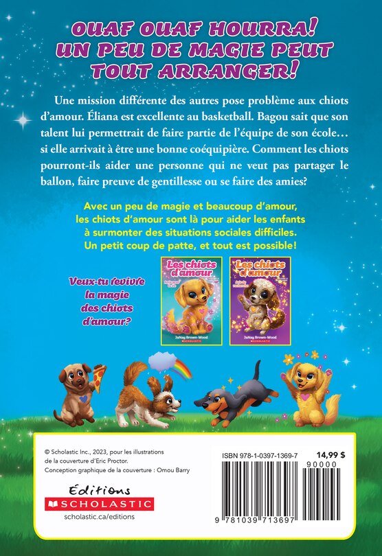 Back cover_Les chiots d’amour : N° 3 - Équipe de rêve