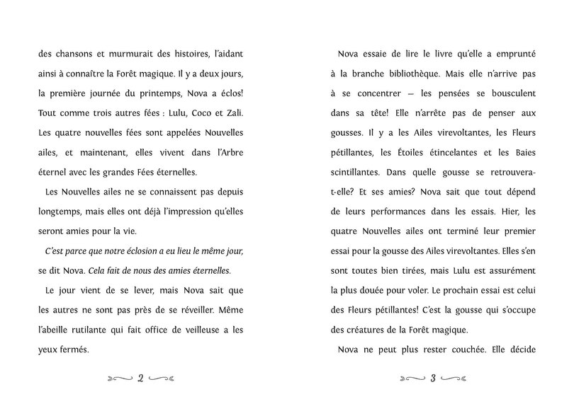 Aper&ccedil;u du contenu 2_Les f&eacute;es &eacute;ternelles : N˚  2 - Nova p&eacute;tillante