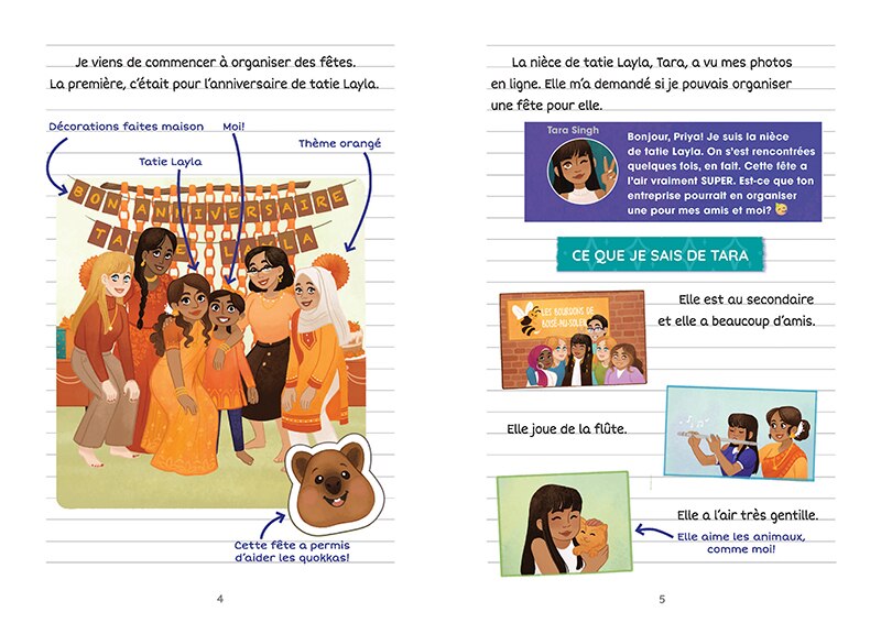 Aper&ccedil;u du contenu_Les f&ecirc;tes de Priya : N˚  2 - La soir&eacute;e henn&eacute;