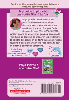 Couverture arrière_Les fêtes de Priya : N˚  3 - La soirée surprise