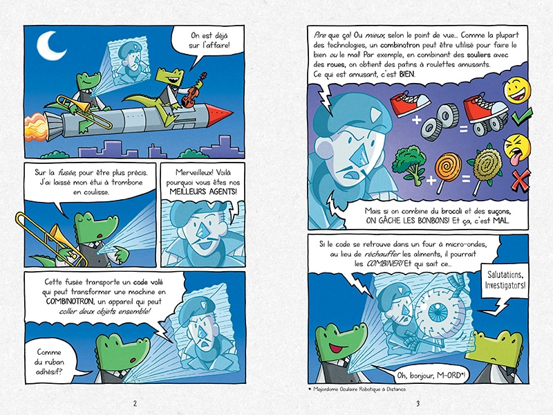 Sample content_Les Investigators : N˚  2 - Plongeon dans l’action!