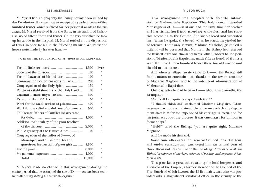 Sample content_Les Mis&eacute;rables