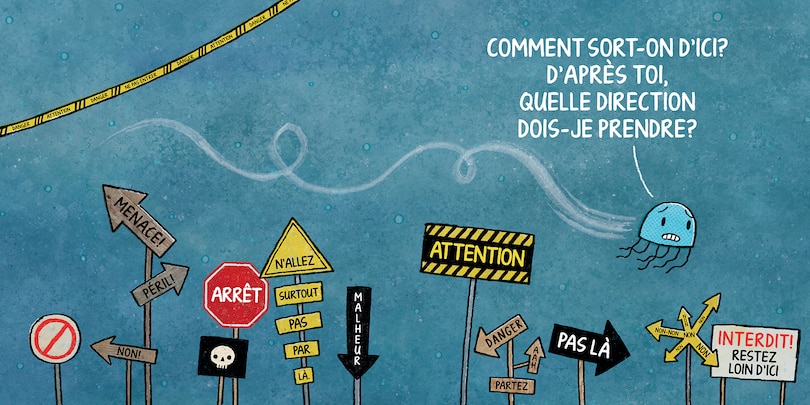 Aperçu du contenu_Les petites aventures de Narval et Gelato : N° 1 - Ce livre est dangereux!