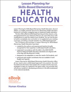 Back cover_Lesson Planning for Skills-Based Elementary Health Education