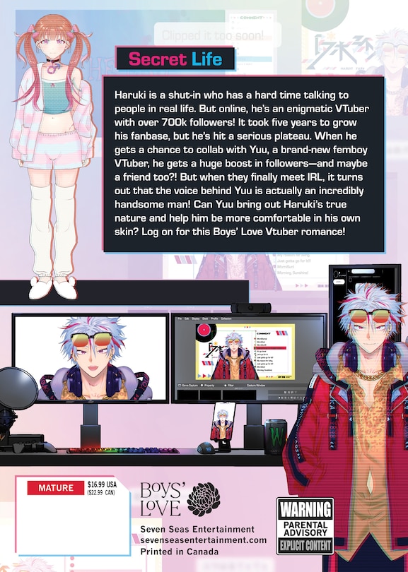 Couverture arri&egrave;re_Let Me See the Real You, Senpai! Vol. 1