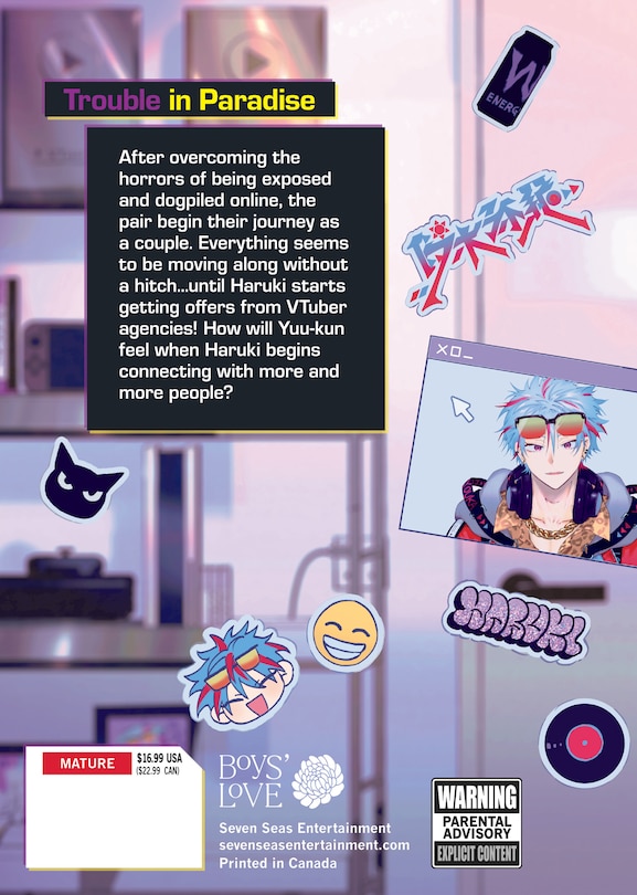 Back cover_Let Me See the Real You, Senpai! Vol. 2