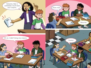 Sample content 3_Let's Be Friends: An Acorn Book (Pine School Pals #1)