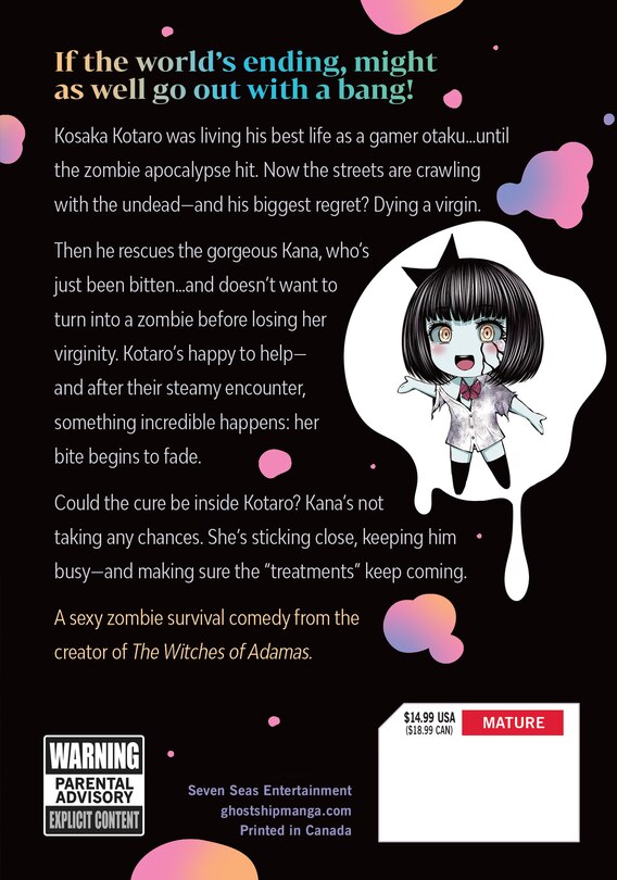 Back cover_Let's Make a Harem in a Zombie World! Vol. 1