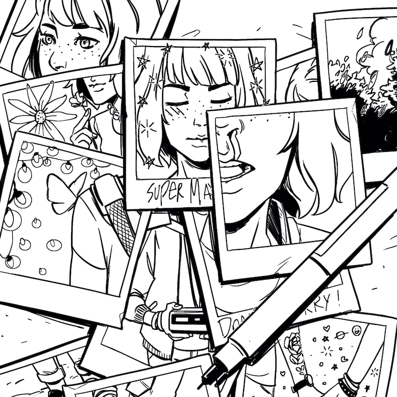 Sample content 2_Life Is Strange: Coloring Book