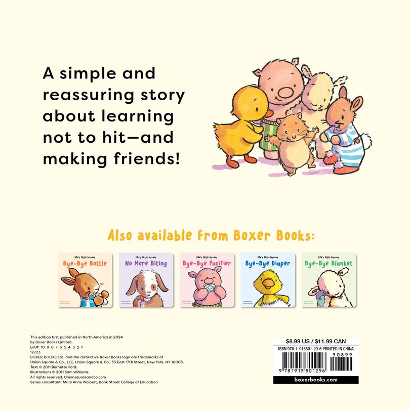 Couverture arrière_Life’s Little Lessons: No More Hitting