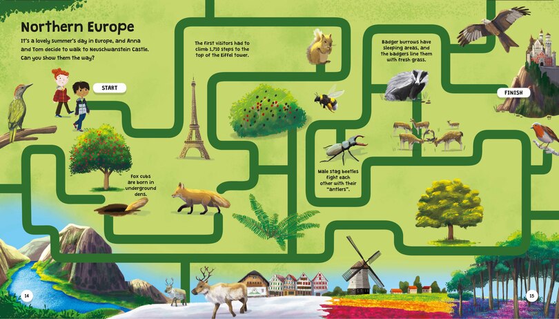 Sample content 2_Lift-the-flap: Around The World Mazes