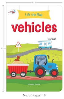 Aper&ccedil;u du contenu 2_Lift the Flap - Vehicles : Early Learning Novelty Board Book For Children