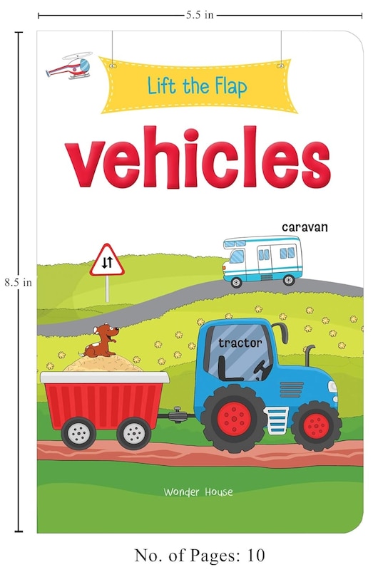 Aper&ccedil;u du contenu 2_Lift the Flap - Vehicles : Early Learning Novelty Board Book For Children