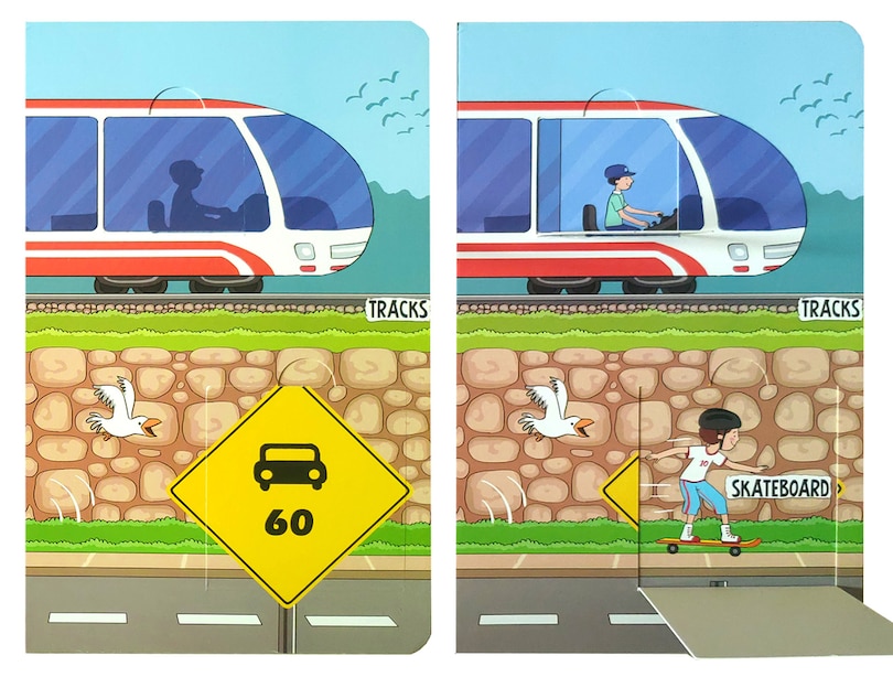 Aper&ccedil;u du contenu 4_Lift the Flap - Vehicles : Early Learning Novelty Board Book For Children