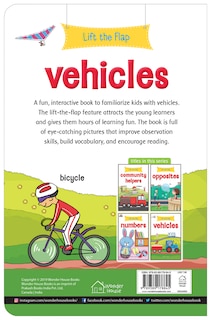 Aper&ccedil;u du contenu 5_Lift the Flap - Vehicles : Early Learning Novelty Board Book For Children