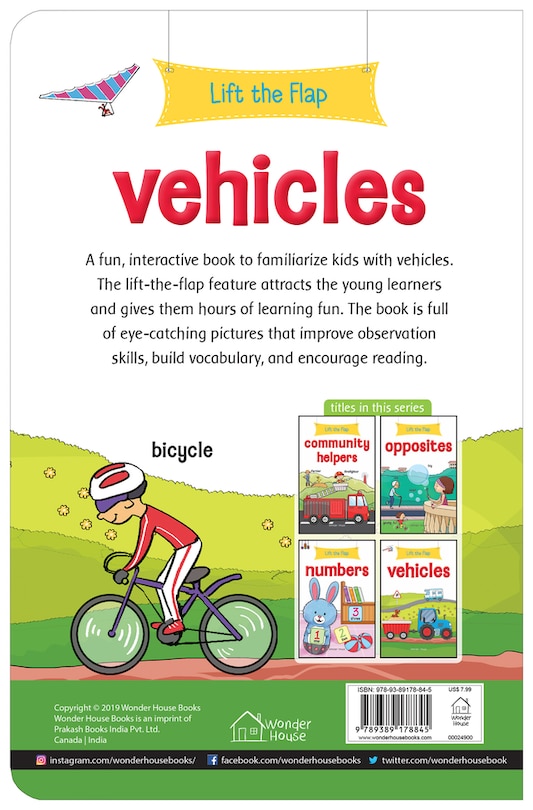 Aper&ccedil;u du contenu 5_Lift the Flap - Vehicles : Early Learning Novelty Board Book For Children