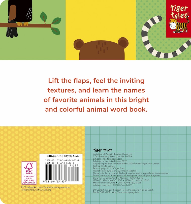 Aper&ccedil;u du contenu_Lift Touch and Learn First Words: Animals