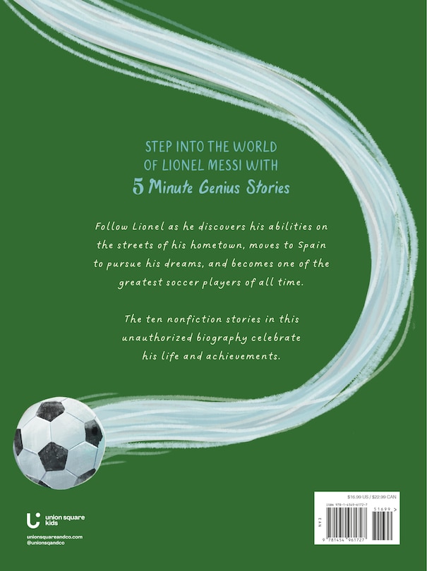 Back cover_Lionel Messi: 5-Minute Genius Stories