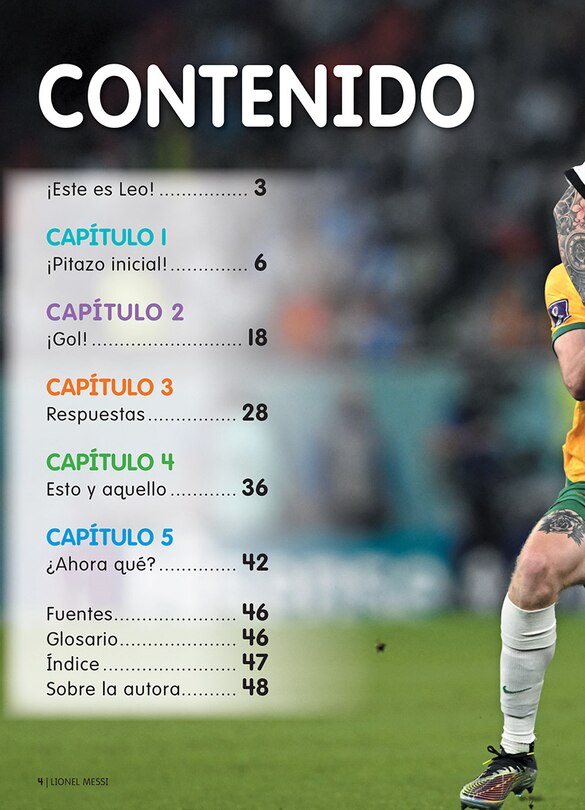 Table des matières_Lionel Messi (Revised Edition) (Spanish Edition)
