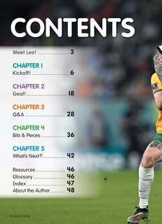 Table of contents_Lionel Messi (Revised Edition)