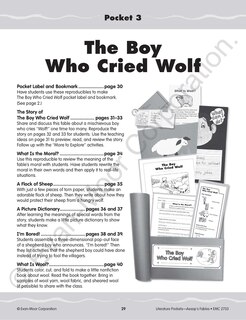 Sample content 2_Literature Pockets: Aesop's Fables, Grade 2 - 3 Teacher Resource