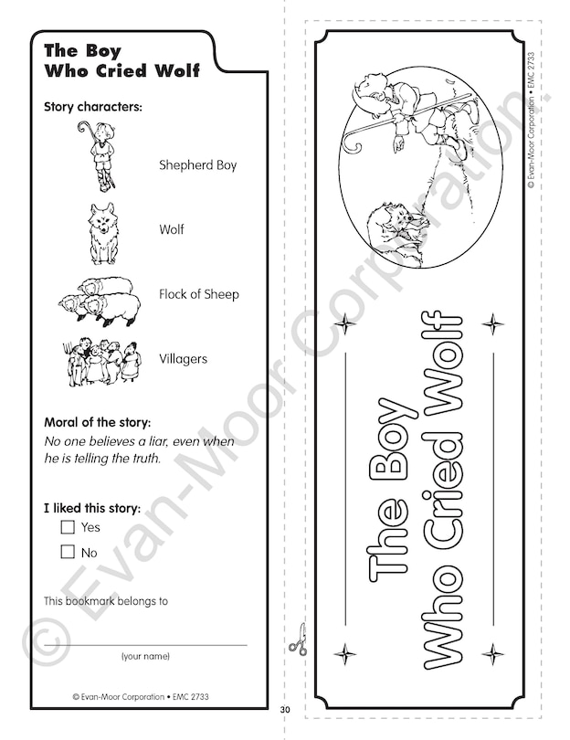 Sample content 3_Literature Pockets: Aesop's Fables, Grade 2 - 3 Teacher Resource