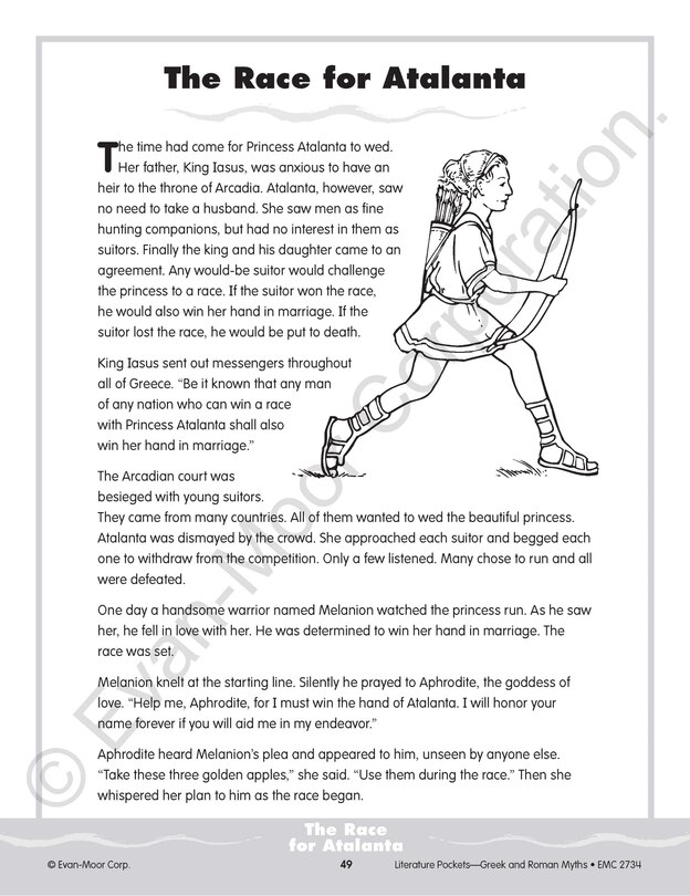 Aper&ccedil;u du contenu 5_Greek & Roman Myths